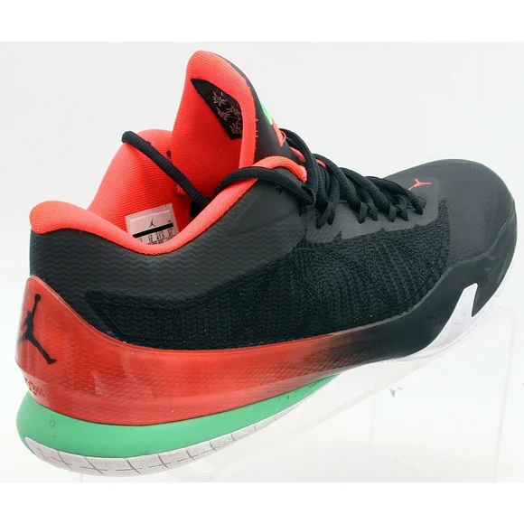 NIKE Jordan Men's CP3.VIII Basketball Shoe Black/Green/orange 684855-035 size 13 - Picture 4 of 11